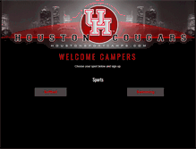 Tablet Screenshot of houstonsportcamps.com